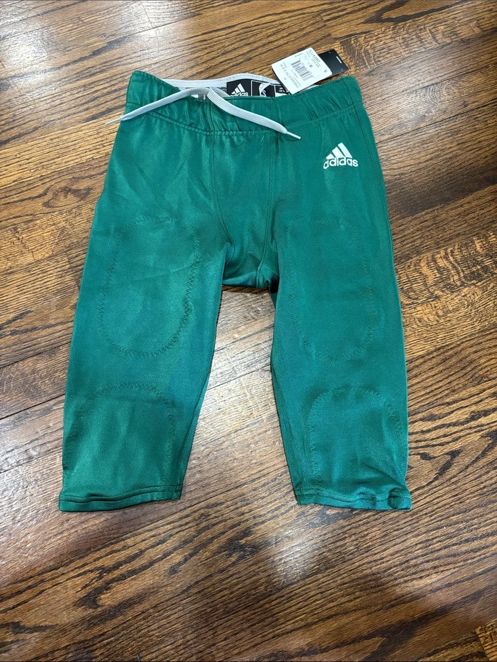 Adidas green Football performance shorts size S